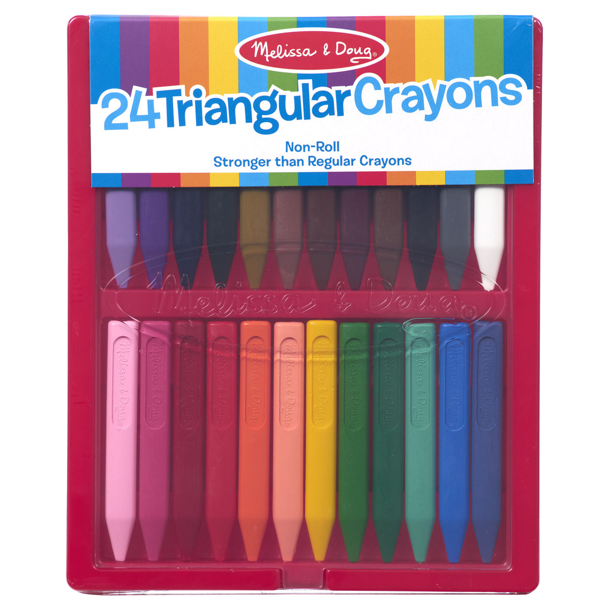 Melissa & Doug Triangular Crayons / 24 Pack