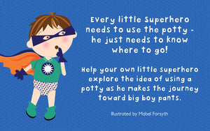 Potty Superhero (Boy) Board Book