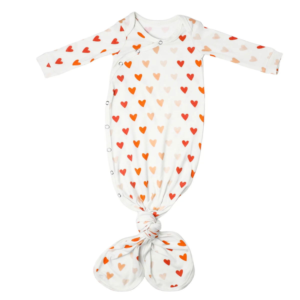 Copper Pearl Newborn Knotted Gown / Cupid