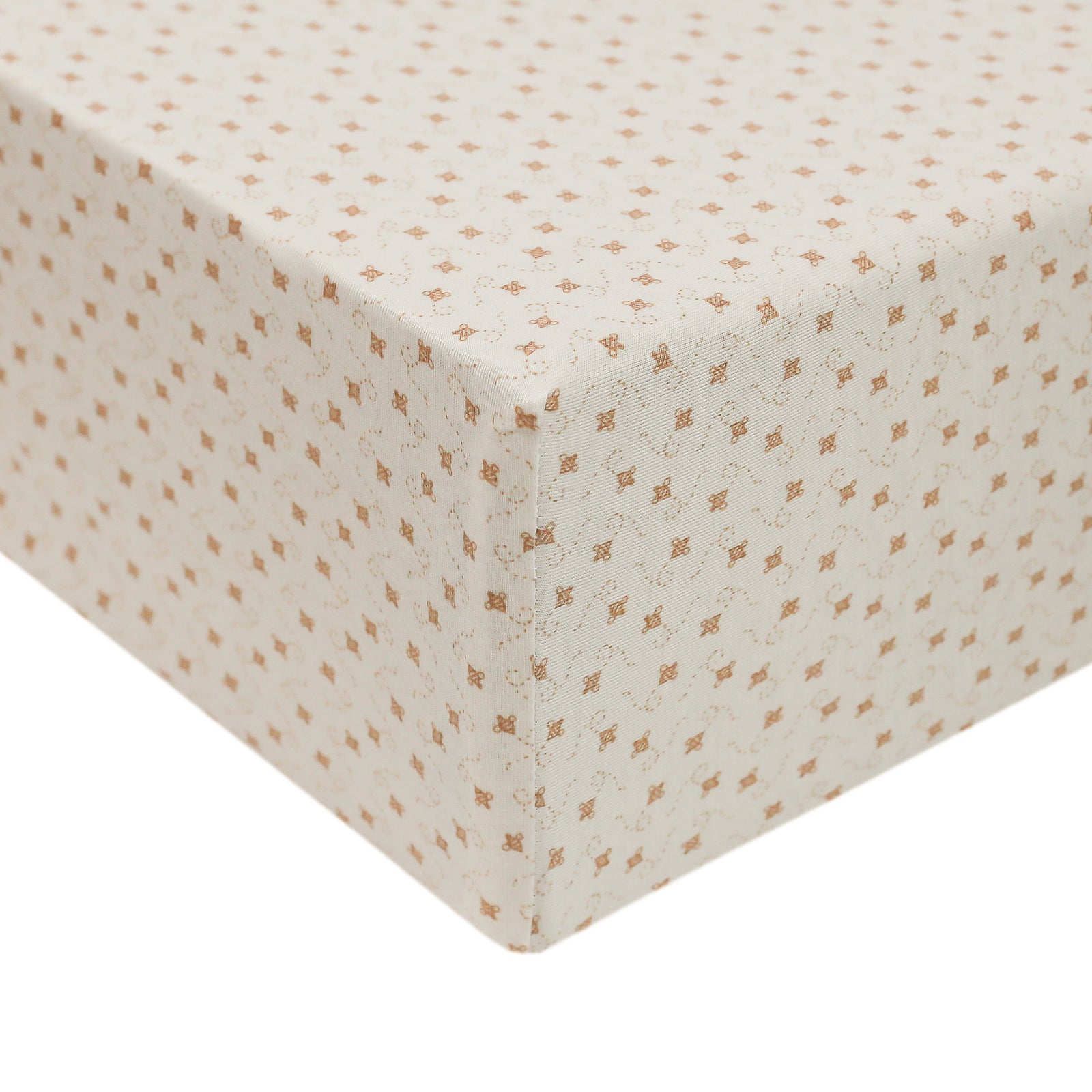 Copper Pearl Premium Knit Fitted Crib Sheet / Hunnie