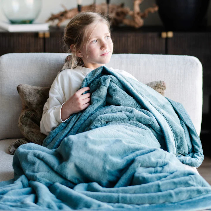 Saranoni Light Blue Bamboni Blanket Mini