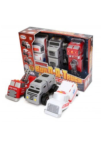 Popular Play Things Magnetic Build-A-Truck / Rescue