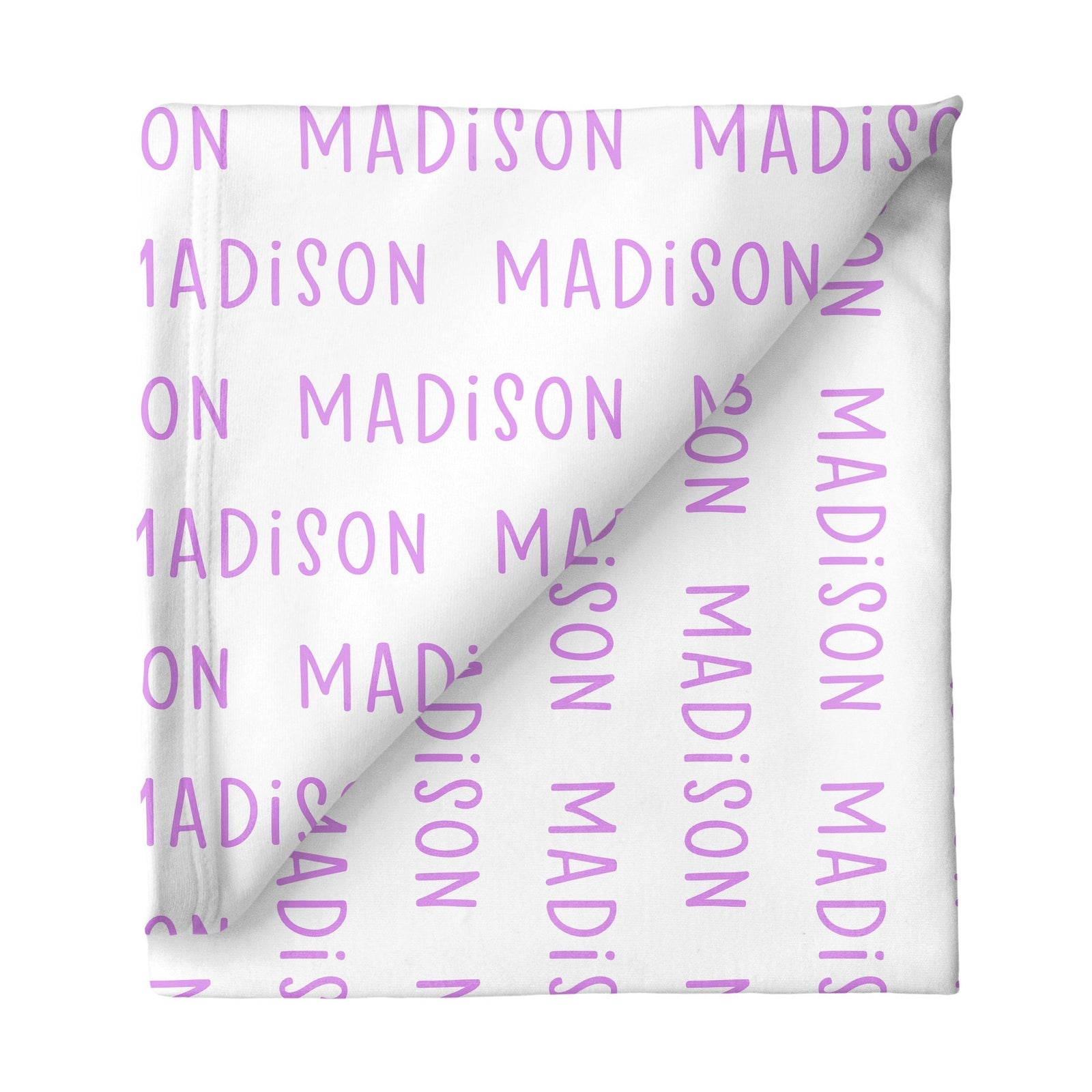 Personalized Stretchy Blanket 30"x40" | Repeating Name