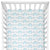 Sugar + Maple Personalized Crib Sheet | Rainbow Blue