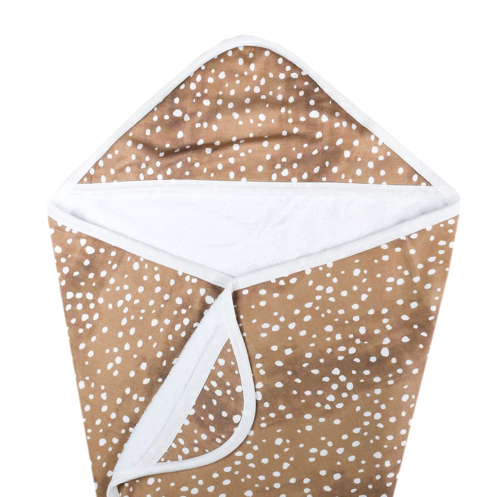 Copper Pearl Premium Knit Hooded Towel / Fawn