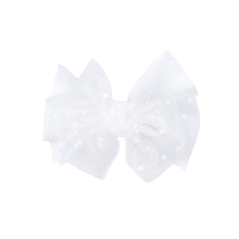 Baby Bling Tulle FAB Clip / White