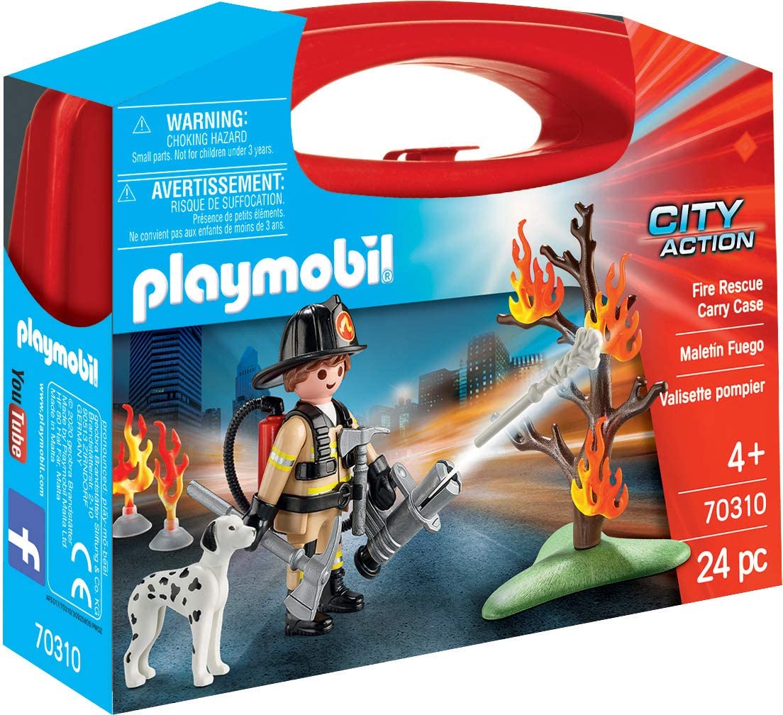 Playmobil Fire Rescue Carry Case - Suite Child