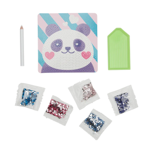 Ooly Razzle Dazzle D.I.Y. Mini Gem Art Kit / Pretty Panda