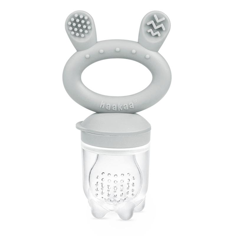 Haakaa Fresh Food Feeder & Teether / Slate Grey