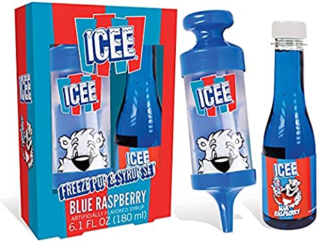 ICEE Make Your Own Freeze Pop & Syrup Set / Blue Raspberry