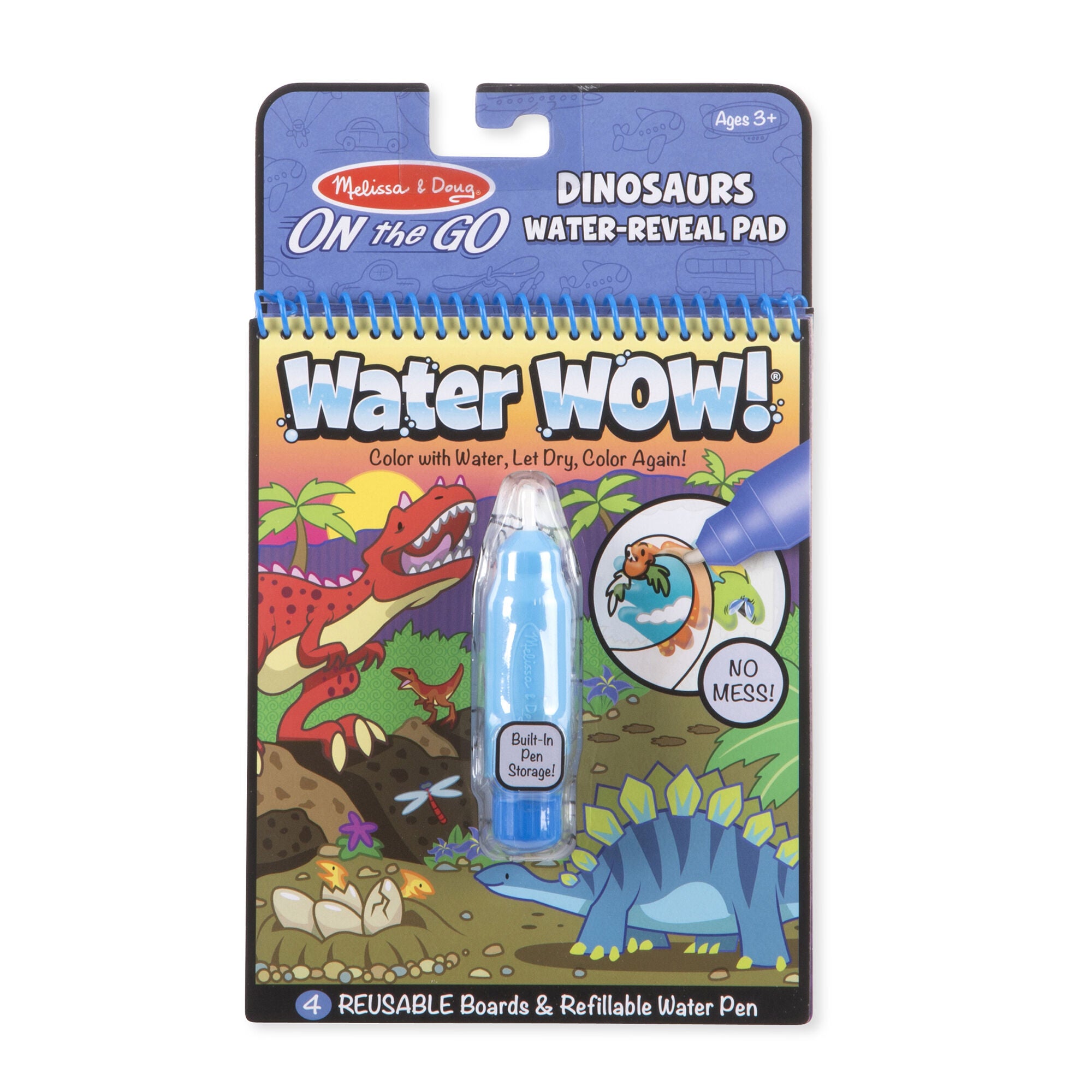 Melissa & Doug Water Wow! On The Go Water-Reveal Pad / Dinosaurs