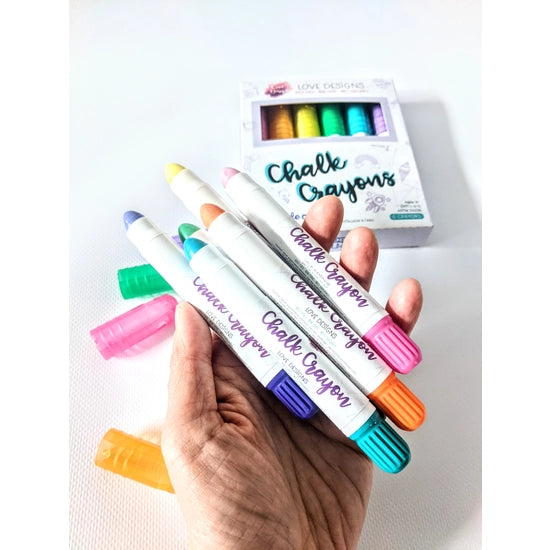 Love Designs Dust-Free Chalk Crayons Set