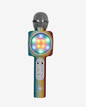 Sing-A-Long Pro Karaoke Bluetooth Microphone / Rainbow Bling