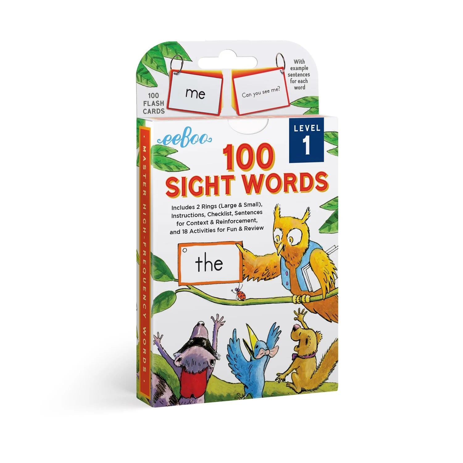 Eeboo Sight Words Literacy Flash Cards