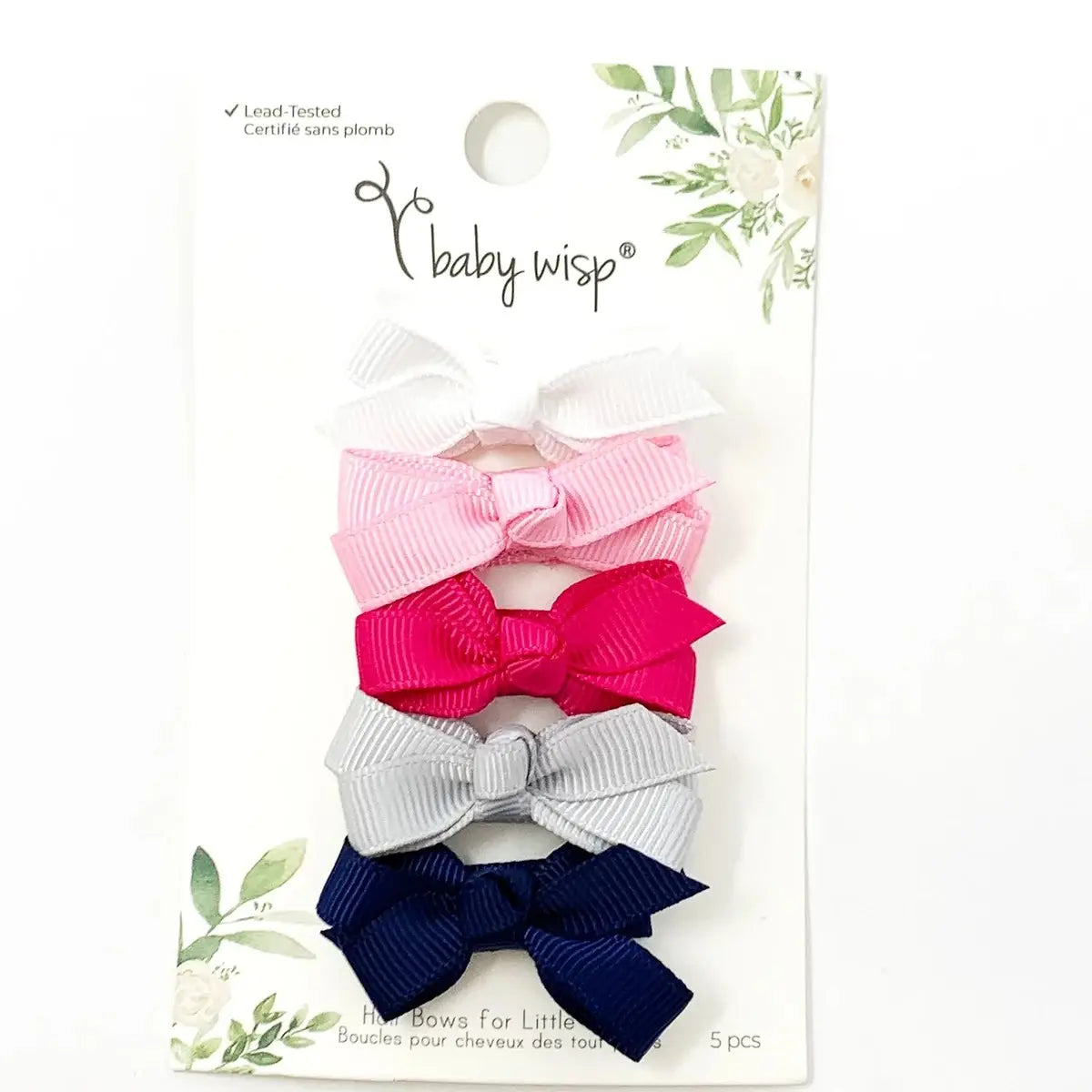 Baby Wisp Chelsea Snap Clip Bow Set / Prep Girl