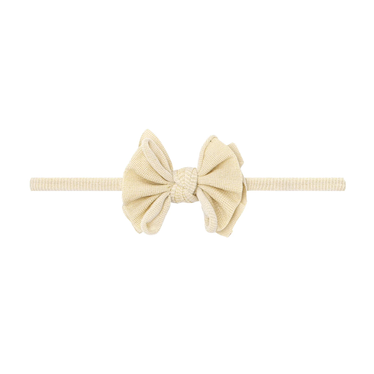 Baby Bling Metallic Baby Fab Skinny Headband / Light Metallic Gold