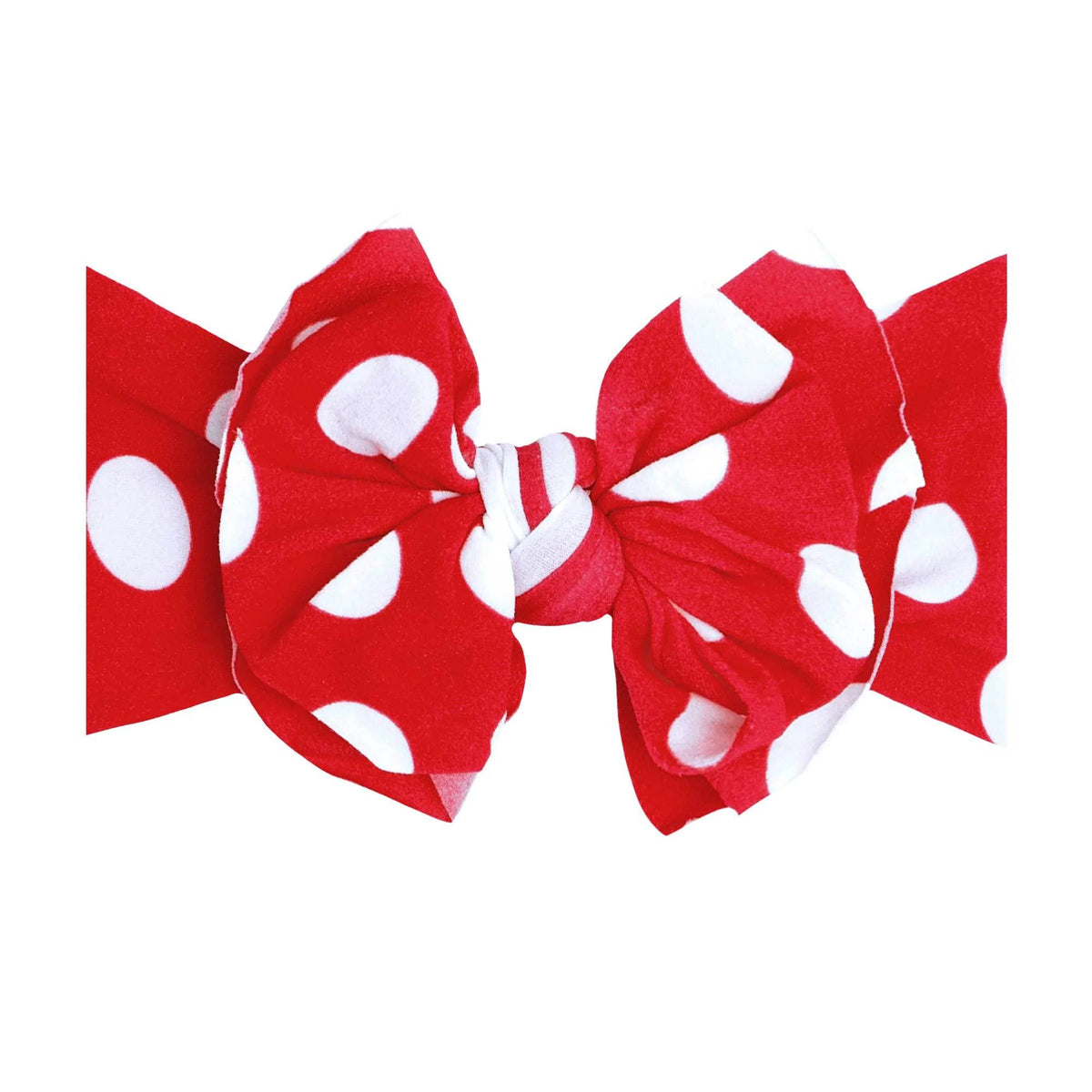 Baby Bling Printed FAB Headband / Red Polka Dot