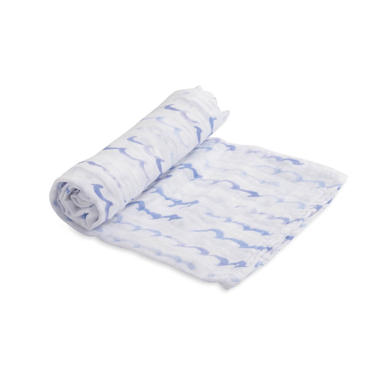 Little Unicorn Cotton Muslin Swaddle / High Tide