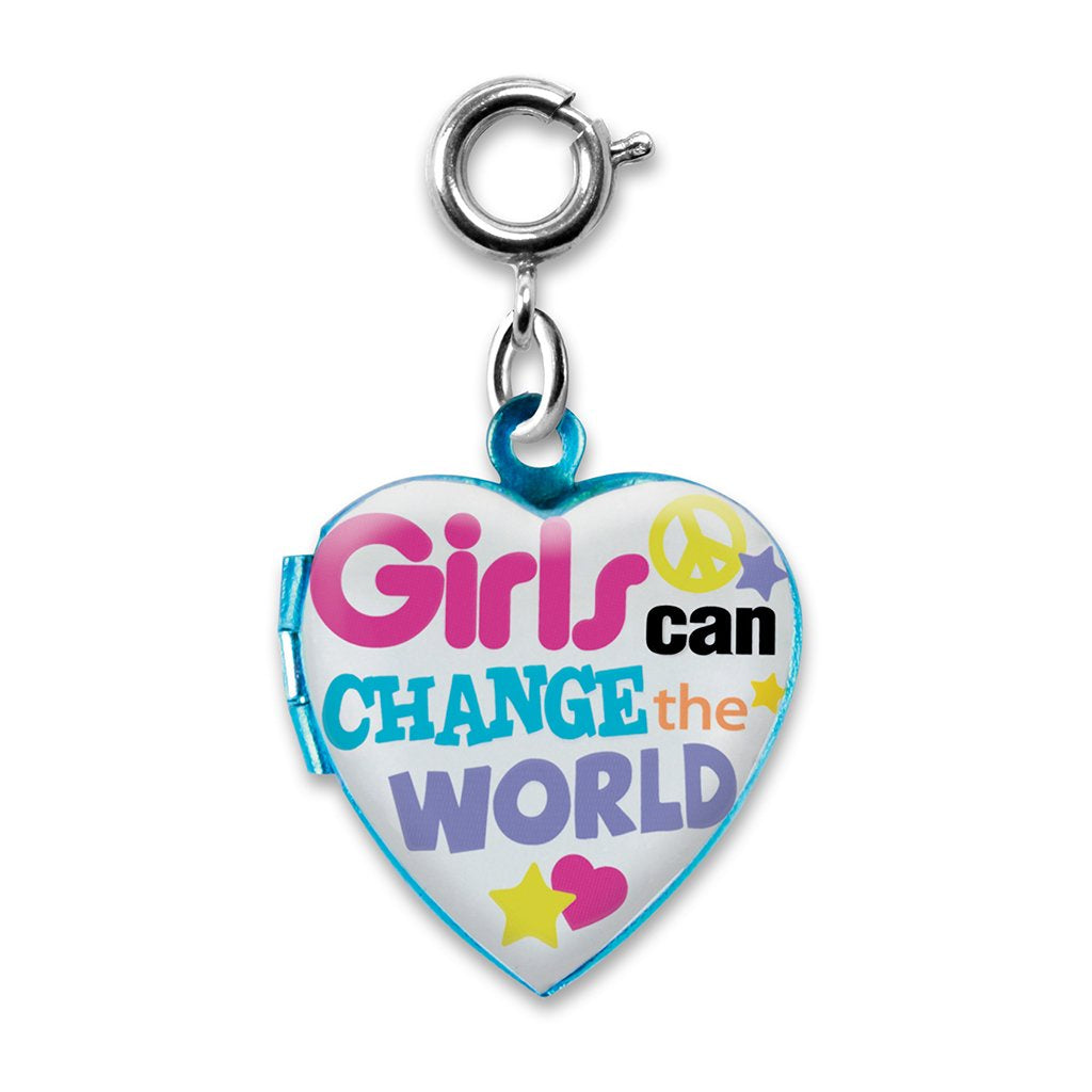 Charm It! Girls Can Change The World Locket Charm