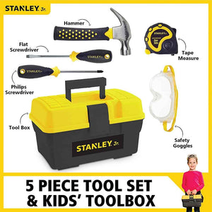 Stanley Jr. Tool Box 5 Piece Set