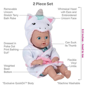 Adora BathTime Unicorn Baby Tot Baby Doll