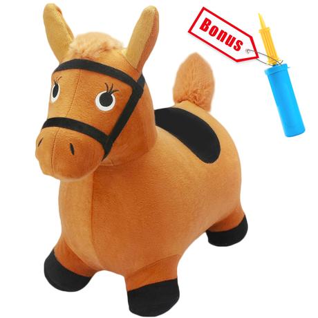 Bouncy Pals Bouncy Brown Horse Ride On Toy