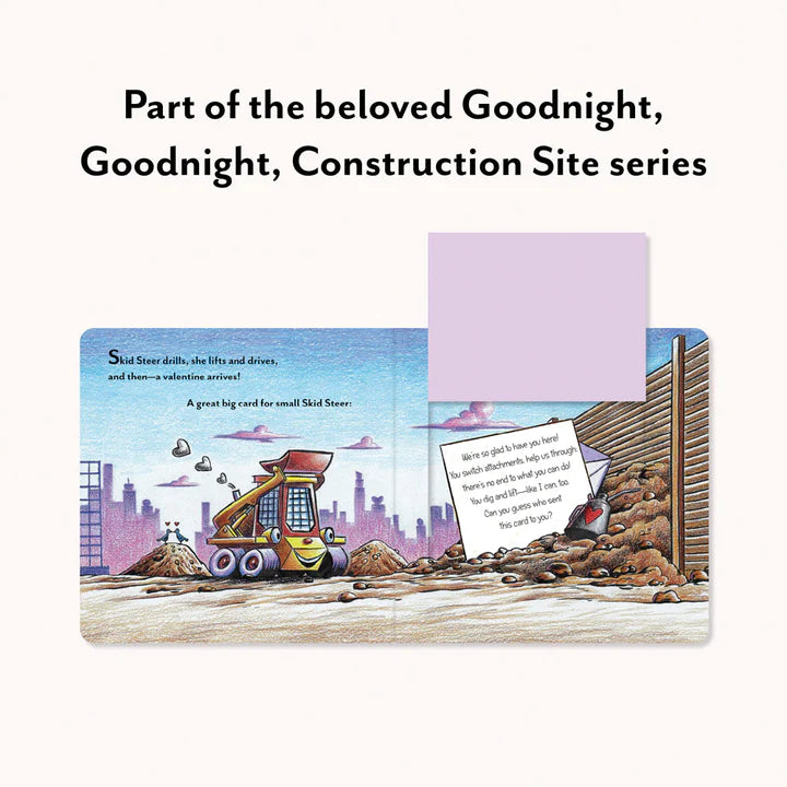 A Valentine Lift-the Flap Book: Construction Site You're Just Right Board Book