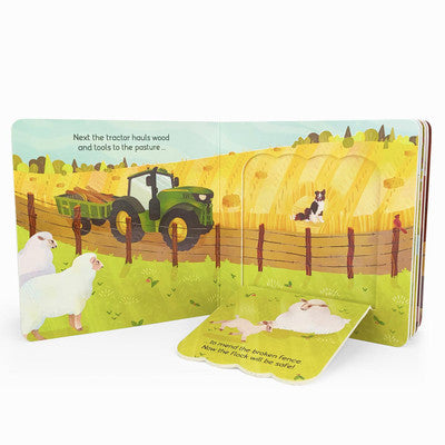 John Deere Lift-a-Flap Farm Friends Board Book