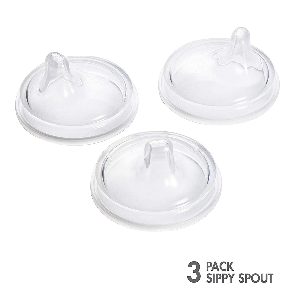Boon Nursh Silicone Sippy Spout 3-Pack / 6 Months +