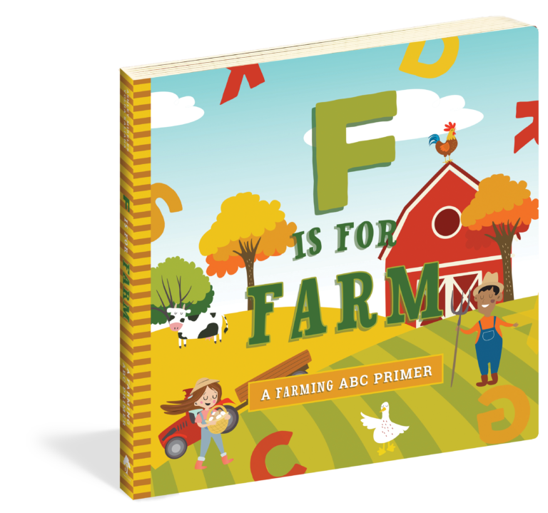 F is for Farm: A Farmer ABC Primer Board Book