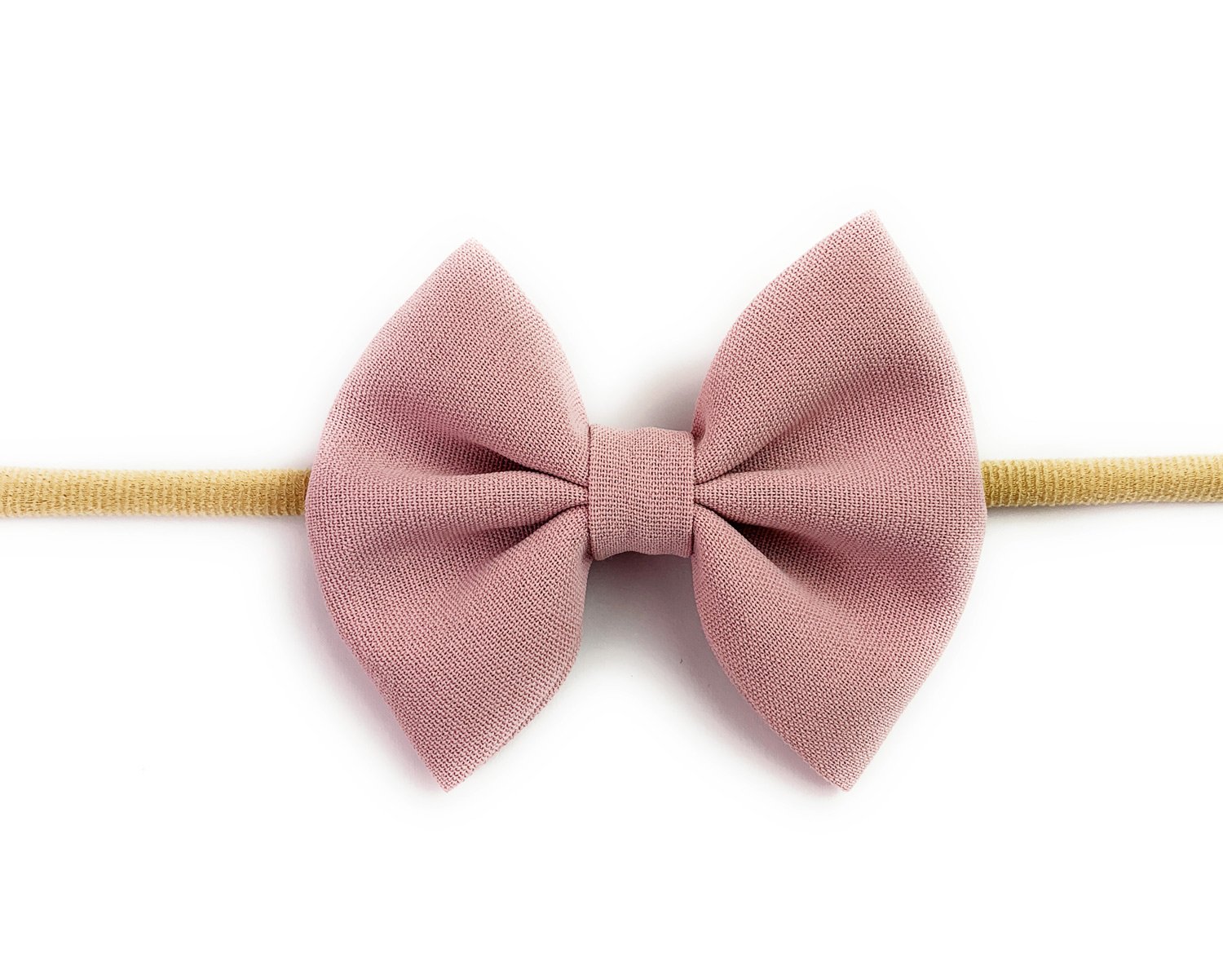 Baby Wisp Fanny Bow Headband / Mauve***