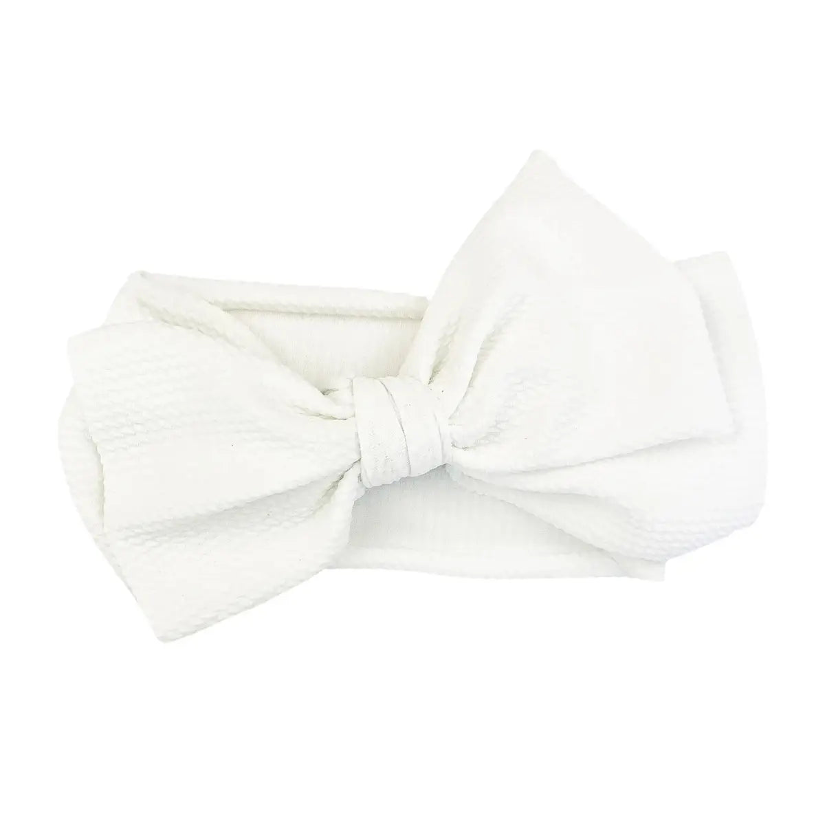 Baby Wisp Lana Bow Headband / White