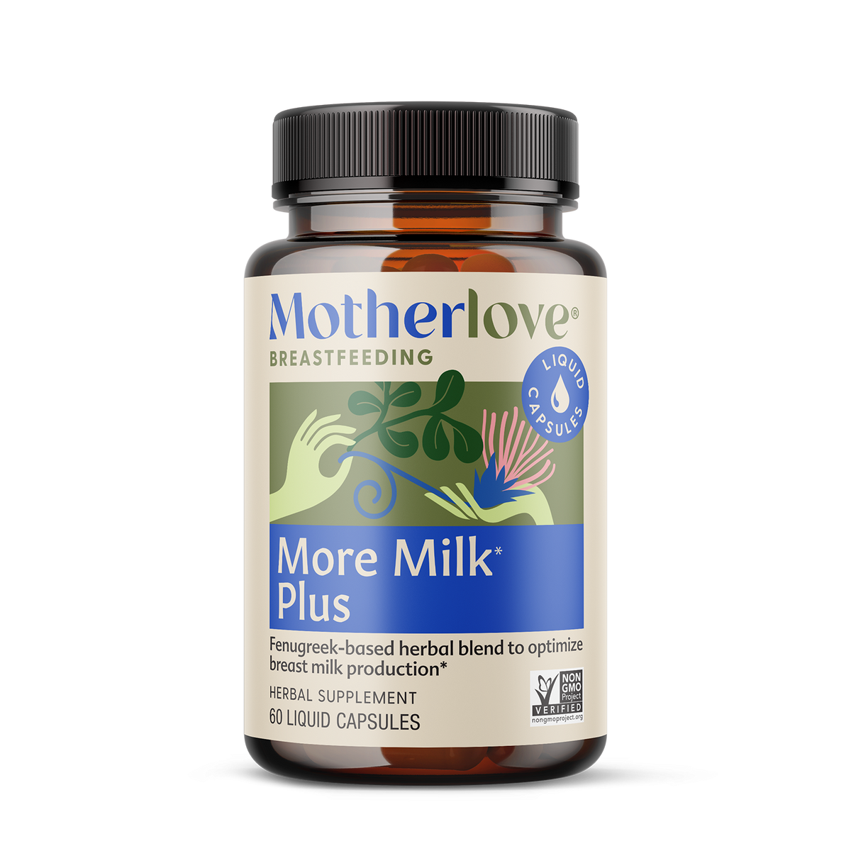 Motherlove Breastfeeding More Milk Plus Liquid Capsules