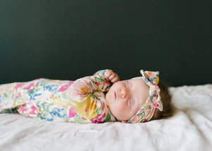 Copper Pearl Newborn Knotted Gown / Lark