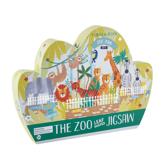 Floss & Rock Jungle "Leaf" Jigsaw Puzzle - 80 Piece