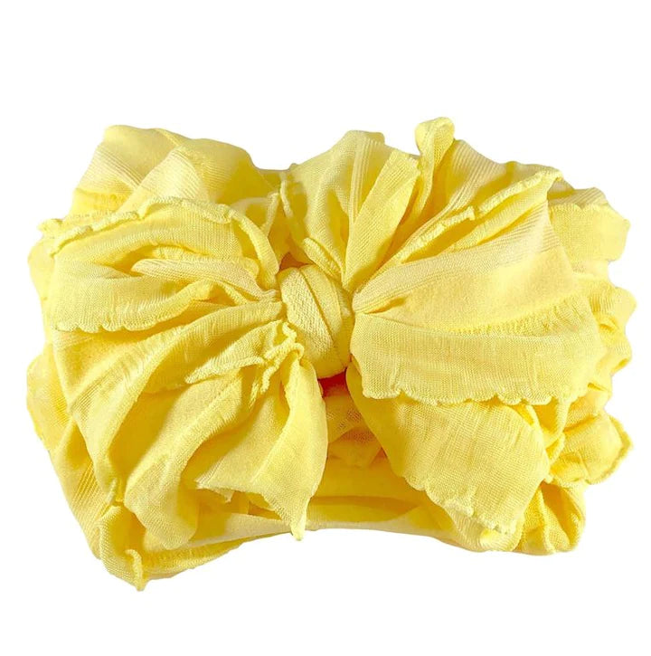 Ruffle Headband - Buttercup