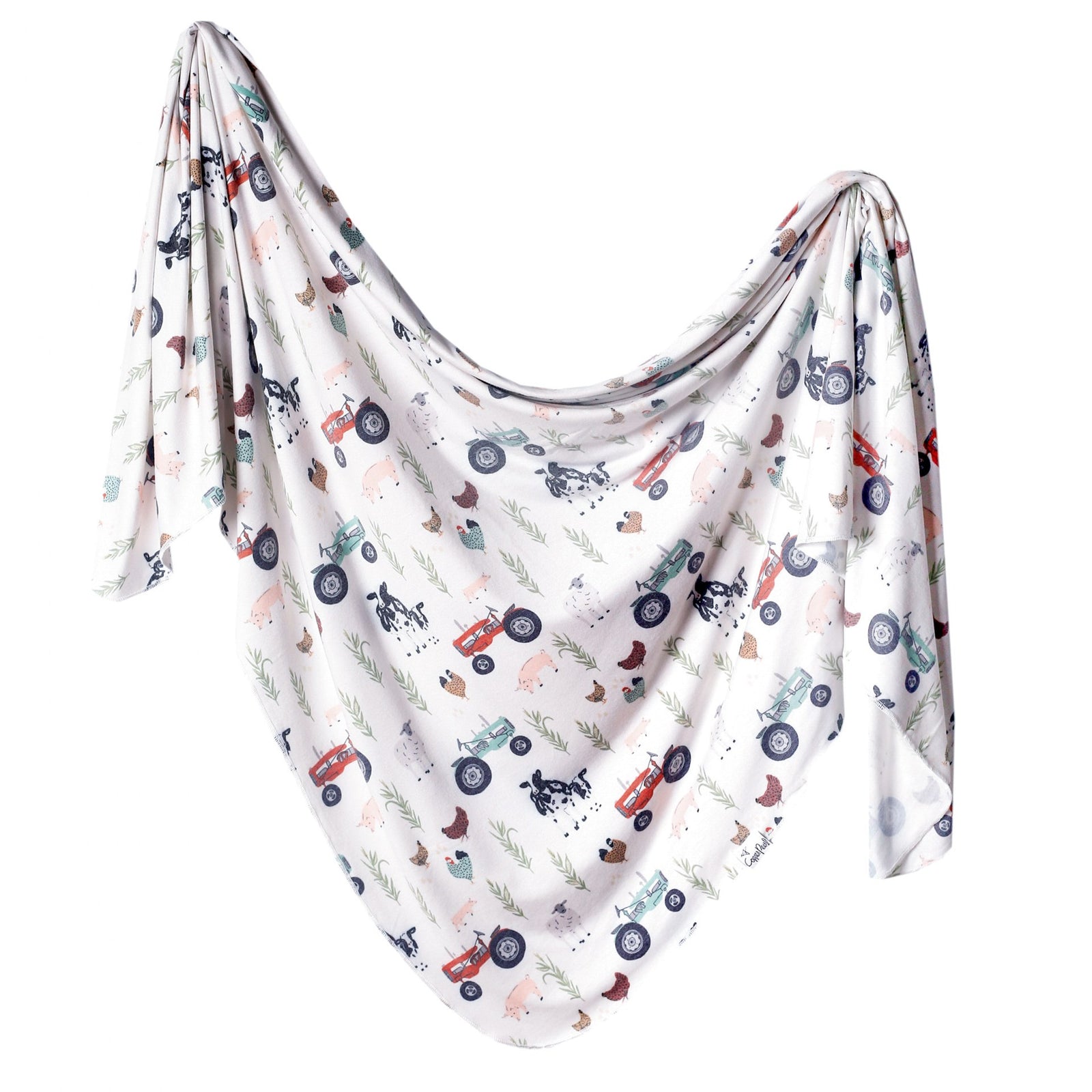 Copper Pearl Knit Swaddle Blanket / Jo