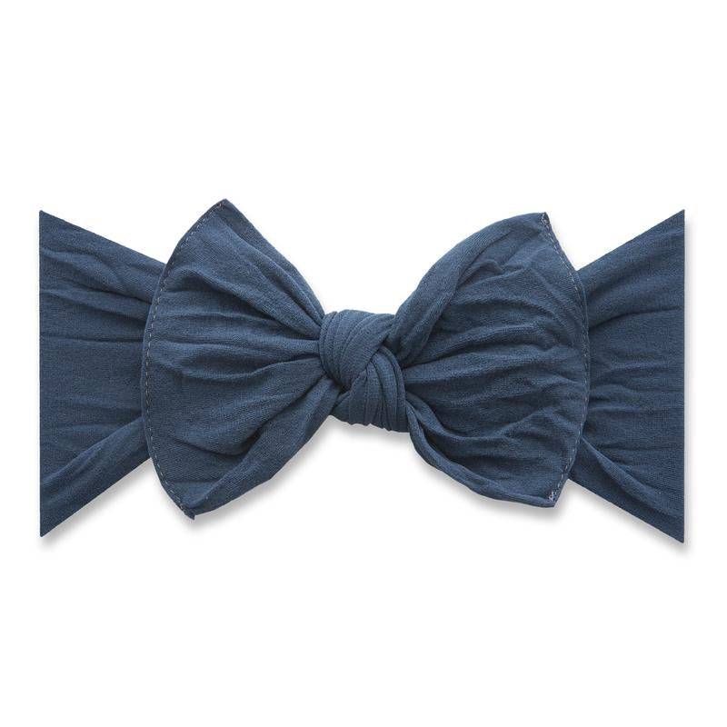 Baby Bling Classic Knot Headband / Slate Blue