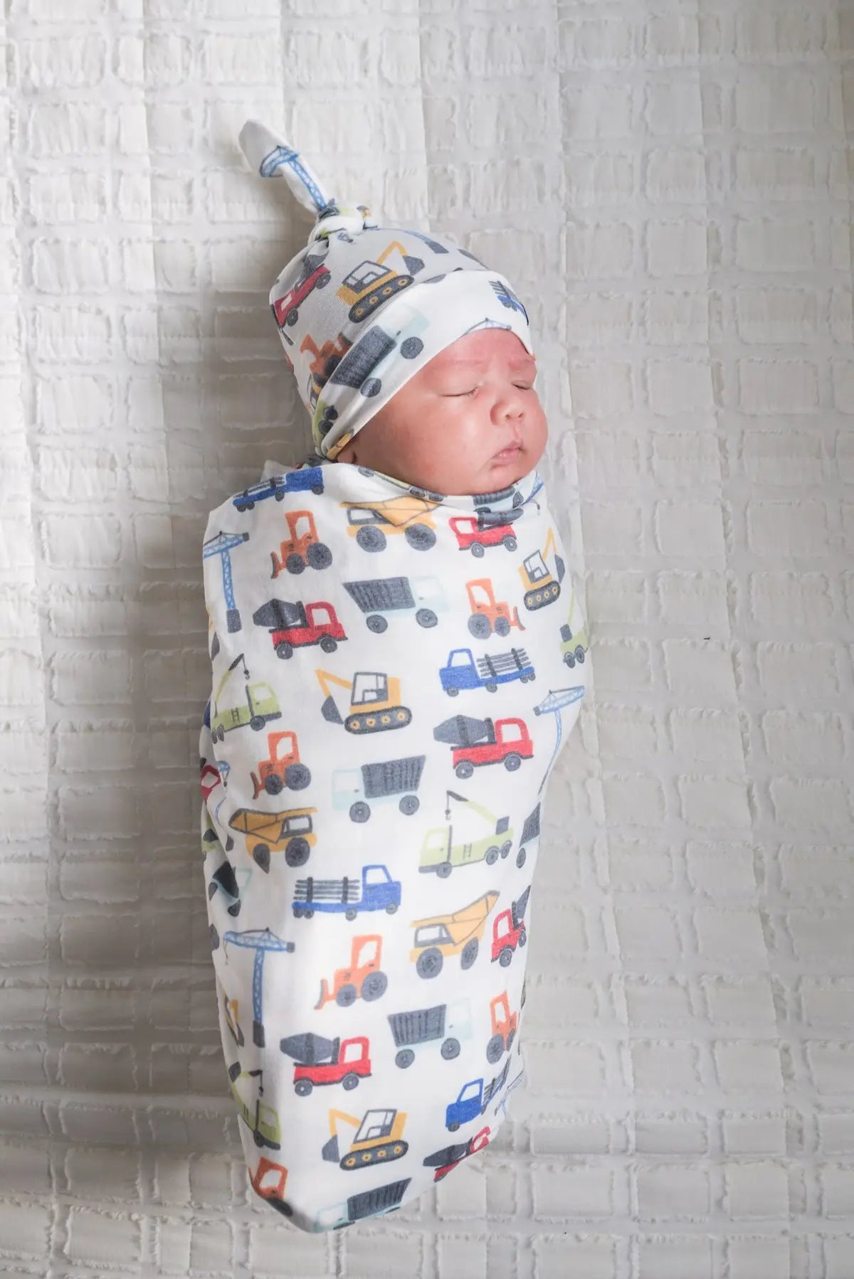 Copper Pearl Knit Swaddle Blanket / Diesel