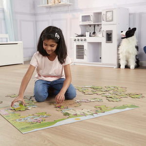 Melissa & Doug Natural Play Giant Floor Puzzle / Princess Fairyland