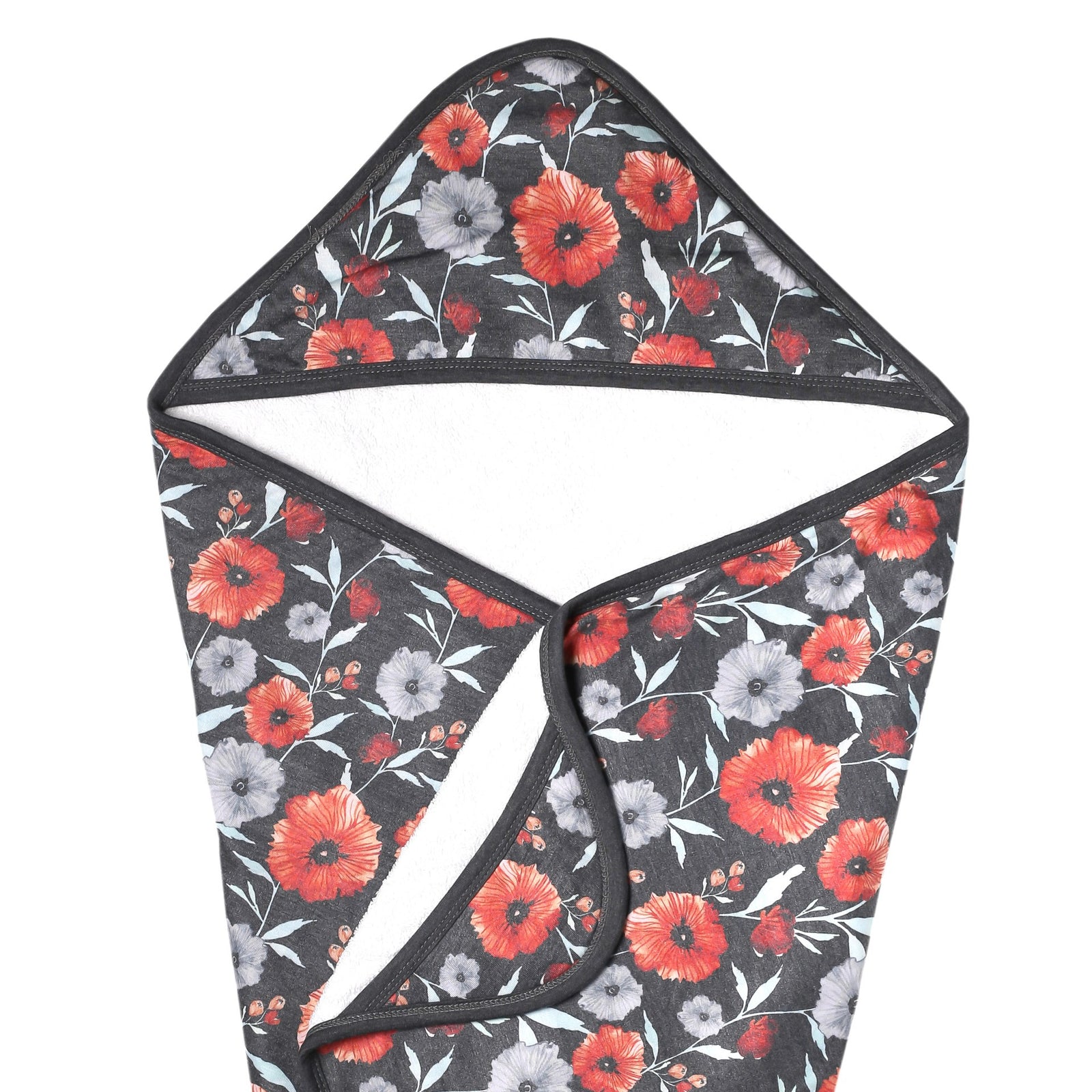 Copper Pearl Premium Knit Hooded Towel / Poppy
