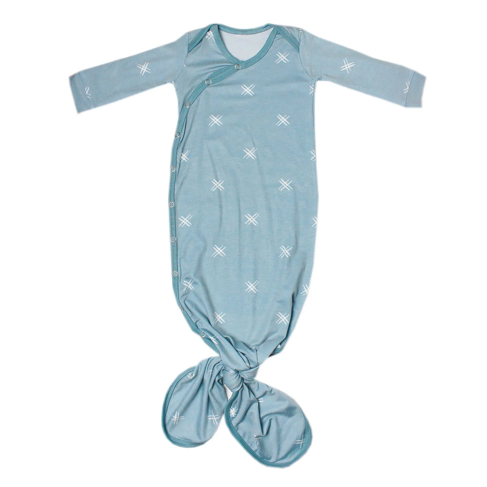 Copper Pearl Newborn Knotted Gown / Hayden
