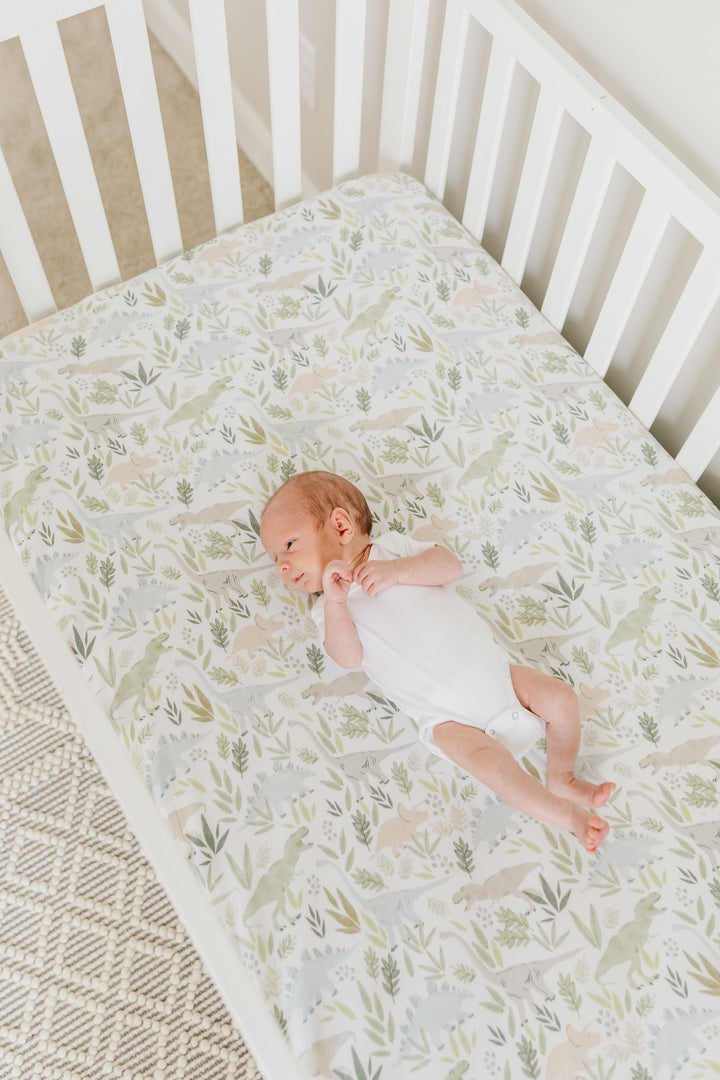 Copper Pearl Premium Knit Fitted Crib Sheet / Rex