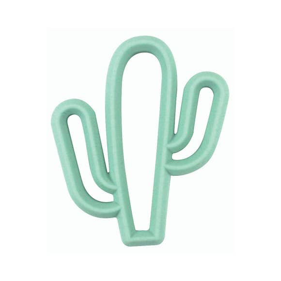 Itzy Ritzy Chew Crew Silicone Teether / Cactus
