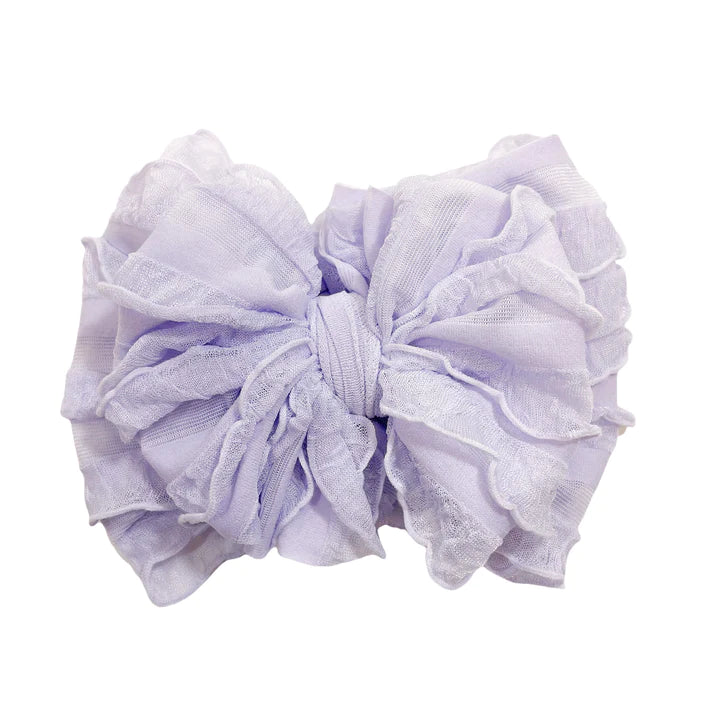 Ruffle Headband - Lavender