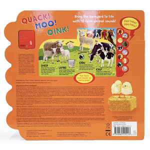 Quack! Moo! Oink! Let's Listen on the Farm! Board Book