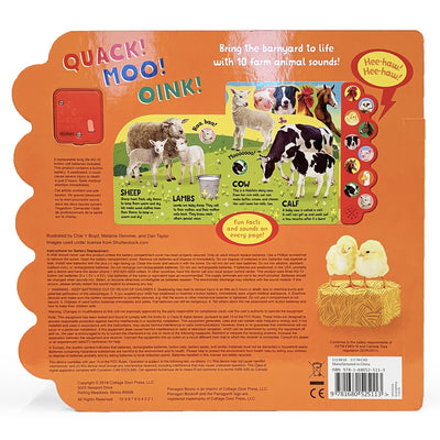 Quack! Moo! Oink! Let's Listen on the Farm! Board Book