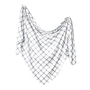Copper Pearl Knit Swaddle Blanket / Ledger