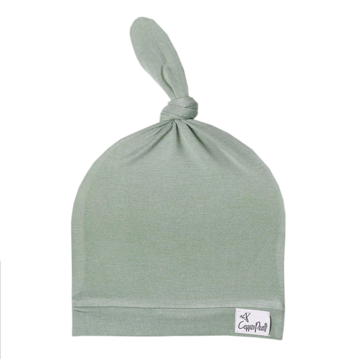 Copper Pearl Top Knot Hat / Briar