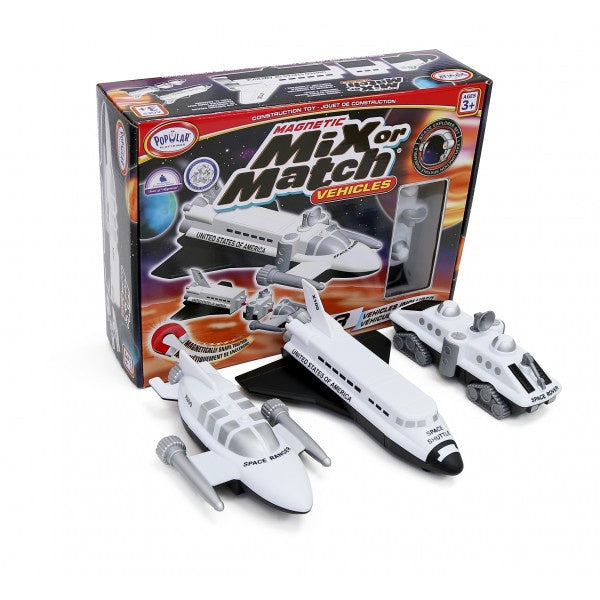 Popular Play Things Magnetic Mix or Match Vehicles / Space